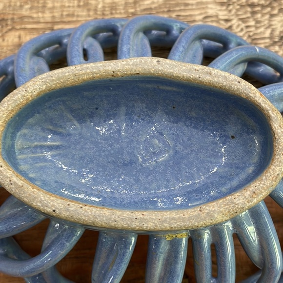 Stoneware Braided Basket - Picture 9 of 14